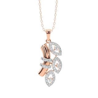 Elina Round Diamond Pendant